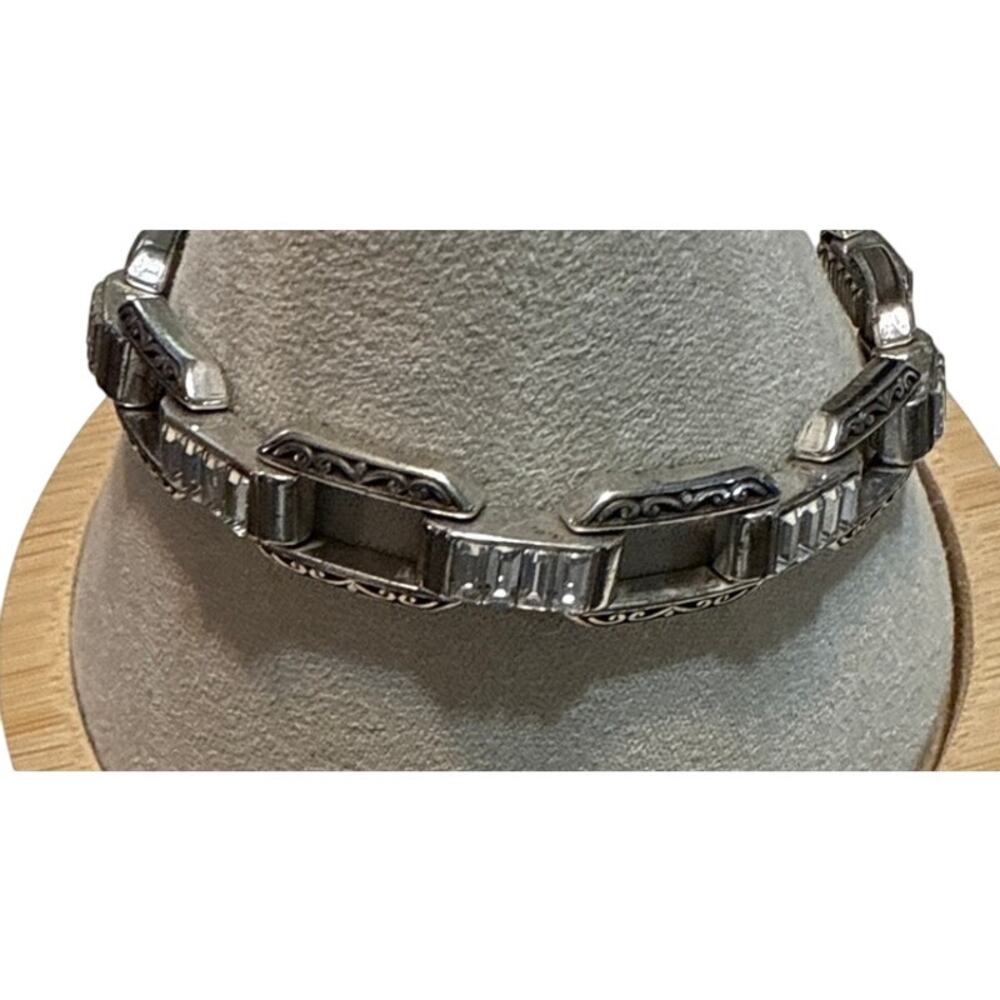Brighton La Scala Rectangles Baguette Links Bracelet with Extender